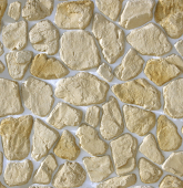 Искусственный камень Хантли Плоский бежевый рельефный 11-28 x 5-22,5