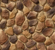Искусственный камень Хантли Плоский коричневый рельефный 11-28 x 5-22.5