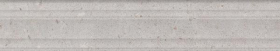 BLF010R Бордюр Риккарди Серый Светлый Матовый Структура Обрезной 40x7.3x2.7