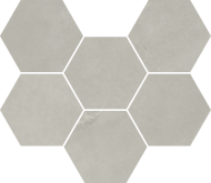 620110000188 Мозаика Continuum Silver Mosaico Hexagon