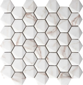 69HE-CA Декор Maritima Hexagonal Calacata 34.6x30