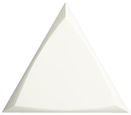 218249 Плитка Evoke Triangle Channel White Matt 17x15