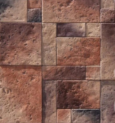 488-40 Искусственный камень Бремар Коричневый 10x10
