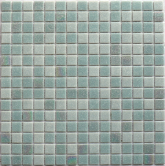 Мозаика Econom MIX25 стекло серый (сетка) 327x327