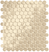 fROG Мозаика Glim Beige Round Mosaico Brillante 29.5x32.5
