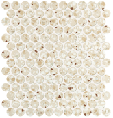 fRO8 Мозаика Glim Gemme Beige Round Mosaico Matt 29.5x32.5