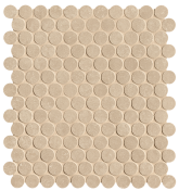 fRNJ Мозаика Nobu Beige Gres Round Mosaico Matt 29.5x32.5