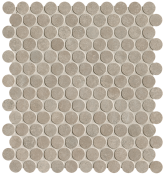 fRNL Мозаика Nobu Grey Gres Round Mosaico Matt 29.5x32.5