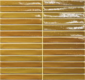 Мозаика Short Stick Mustard Crackle 29.2x29.5