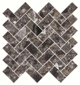 K-333/MR/m06/282x303x9 Мозаика Terrazzo Темно-серый 30.3x28.2 Матовый m06 9мм
