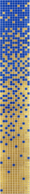 Мозаика Degradados Aurora № 920/9X31.7 (на сетке) 31.7x222