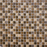Мозаика Мозаика камень+стекло QSG-022-15-8