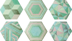 187462 Декор Mosaicos Hexagon Deco