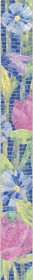 HGD/A96/11000RL Бордюр Сад Моне Cen. Разноцветный лаппатированный 7.2x60