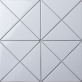 CZG241B-A Мозаика Homework Triangolo White Glossy 26.2x26.2