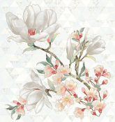 915654 Панно Primavera Magnolia Bianco