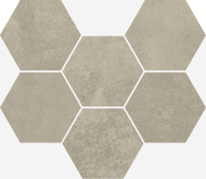 620110000108 Декор Terraviva Hexagon Greige 30x30