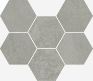 620110000109 Декор Terraviva Hexagon Grey 30x30