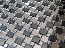 Мозаика Deco SD20-2 зеркальная на сетке (2x2+1x1) 30.9x30.9