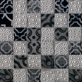 fK63 Декор Creta Mosaico Maiolica Grey 30.5x30.5