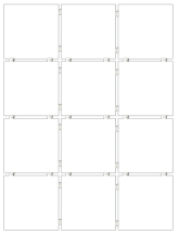 Плитка Альба 1230T Конфетти белый полотно 30*40 из 12 частей