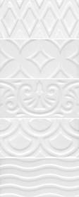 16017 Плитка Авеллино Белый структура mix 7.4 15x7.4