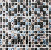CV11024 Мозаика Crystal Голубая 1.5x1.5 30x30