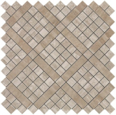 9MVB Декор Marvel Pro Travertino Silver Diagonal Mosaic