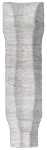 DL7506/AGI Декоративная вставка Антик Вуд Cерый Угол внутренний В2.4 8x2.4