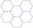 Мозаика Гексагон 24,5*28 (чип 9,5*11)